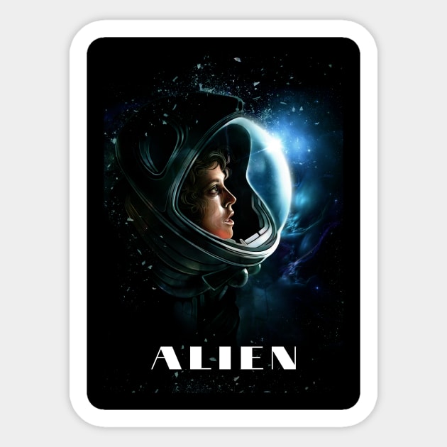 Alien Sticker by dmitryb1